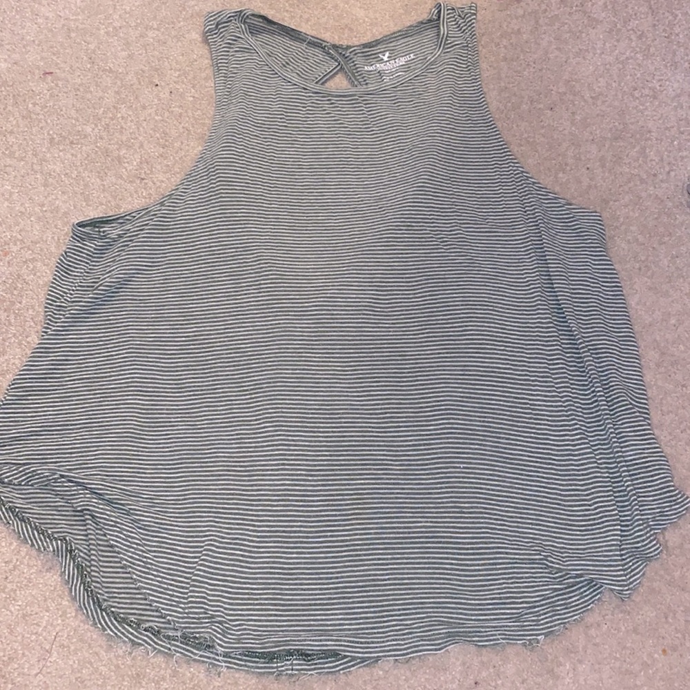 American Eagle Striped Tank Top